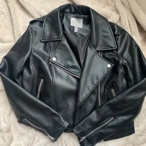 ASOS faux leather biker jacket
